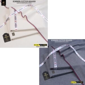 Pack Of 2 ( Off White+Malisha Gray ) KK-903