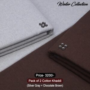 Pack Of 2 Cotton Khaddi KK-914