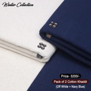 Pack Of 2 Cotton Khaddi KK-913