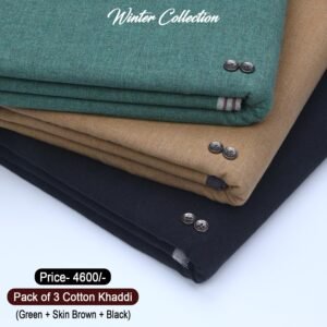 Pack Of 3 Cotton Khaddi KK-902