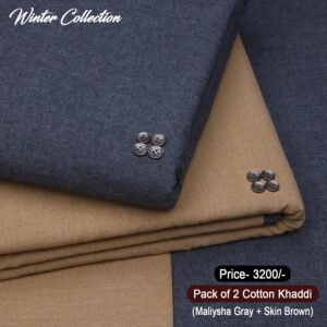 Pack Of 2 Cotton Khaddi KK-911