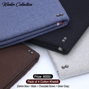 Pack Of 4 Cotton Khaddi KK-907