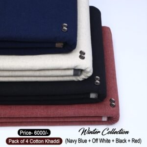 Pack Of 4 Cotton Khaddi KK-901