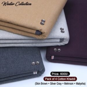 Pack Of 4 Cotton Khaddi KK-905