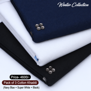 Pack Of 3 Cotton Khaddi KK-917