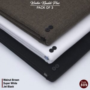 Pack Of 3 (walnut Brown+Super White+Jet Black) KK-809